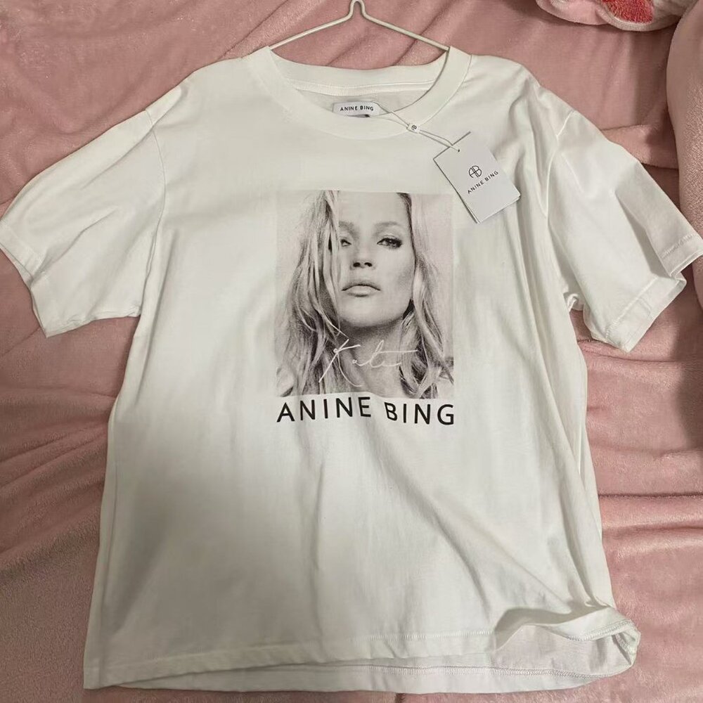 Anine bing white T-shirt